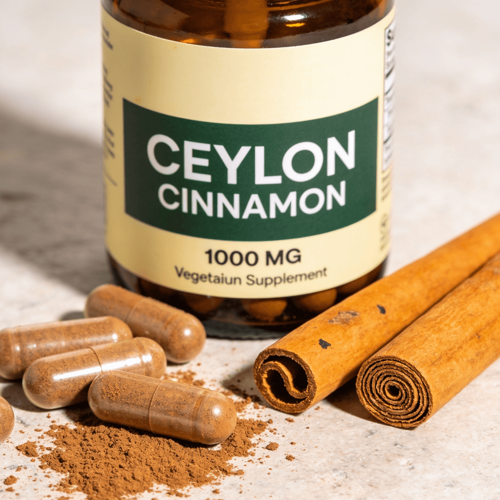 Ceylon Cinnamon Capsules, 1000 mg