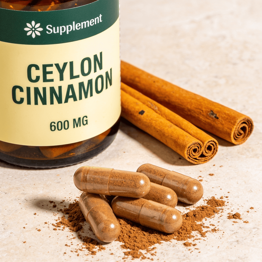 Ceylon Cinnamon Capsules, 600 mg